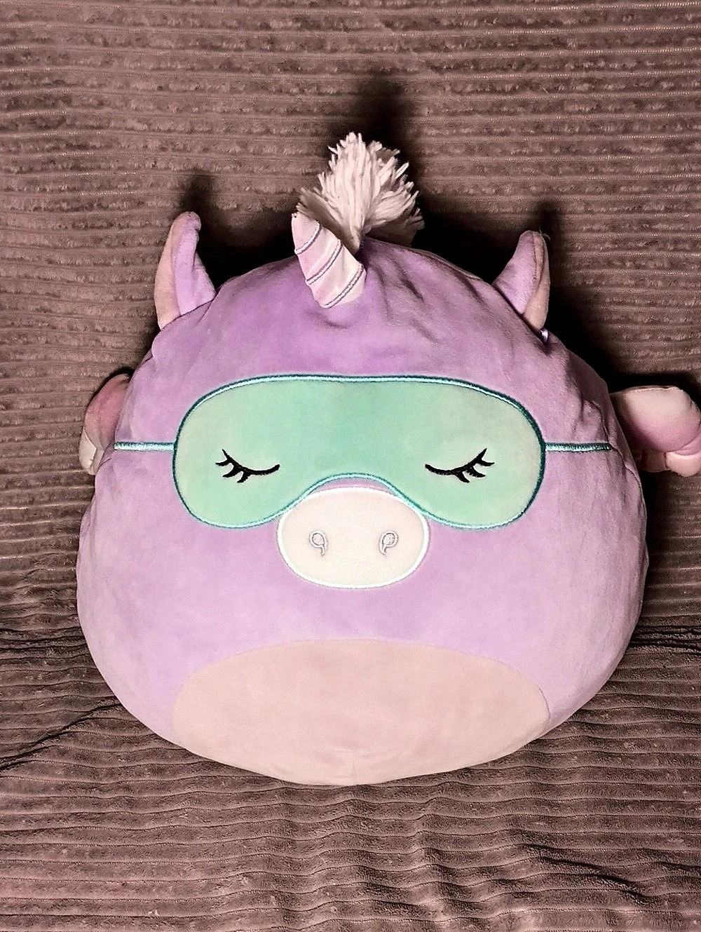 Squishmallows Zola the Purple Pegasus with Sleeping Mask Plush Toy 14"